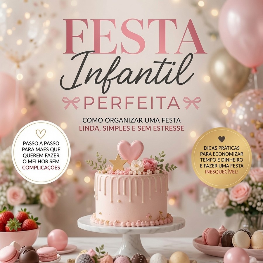 Capa do guia Festa Infantil Perfeita